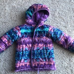 Reversible Girls North Face Coat